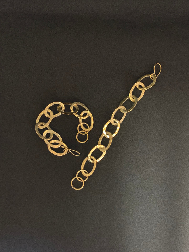 Suzie Brass Chain Link Bracelet
