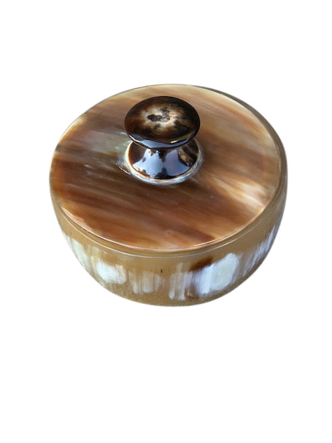 Lidded Horn Sugar Bowl