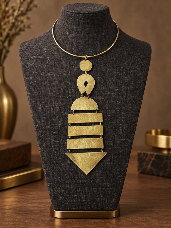 Antilus Brass, Bone & Horn Necklace Collection
