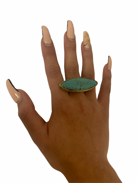 Turquoise Adjustable Fashion Ring Collection