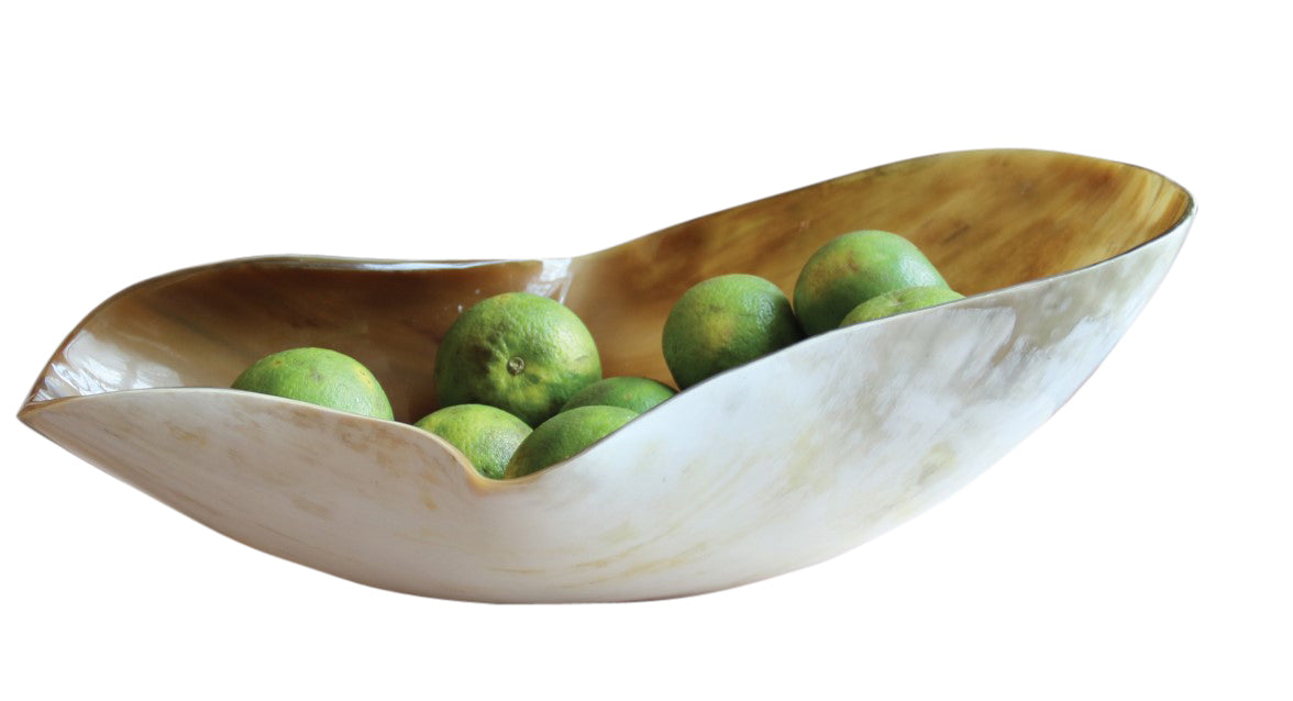 Oblong Fruit / Salad Horn Bowl