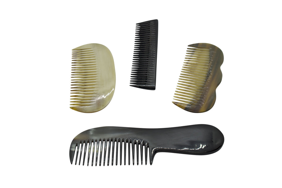 Anti-static Horn Wide Tooth Hair Comb