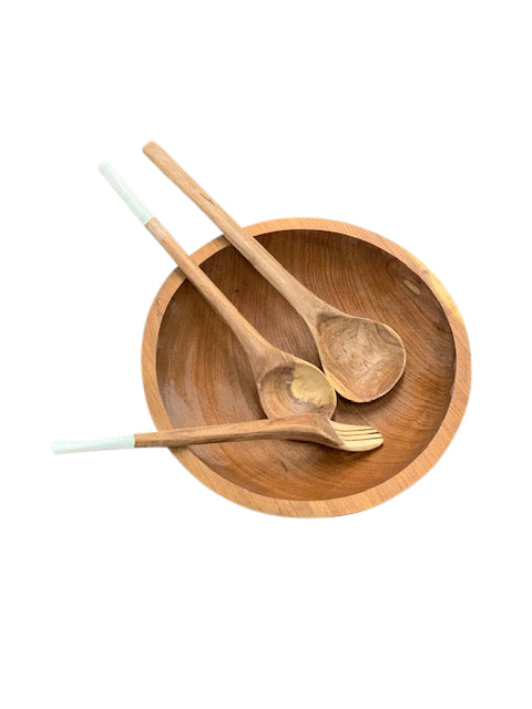 Round Olive Wood Bowl