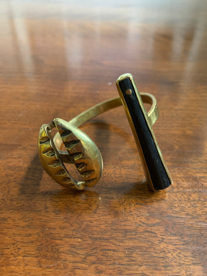 Soldered Brass Double Cuff