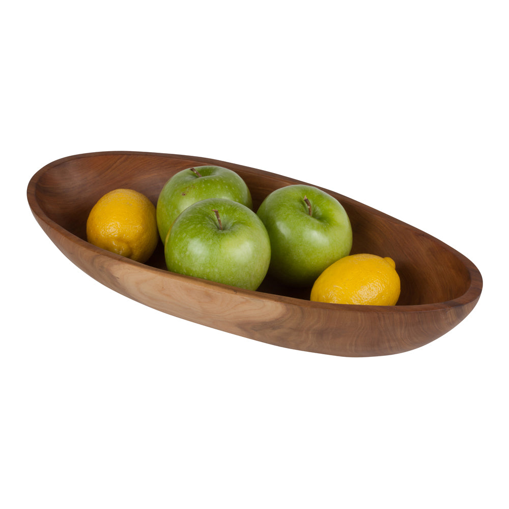 Olive Wood Oval Vegan Bowl