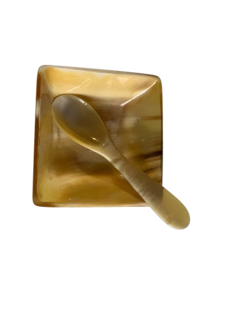 Spice Square Bowl & Spoon