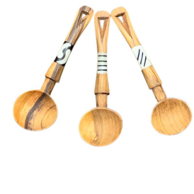 Multi-purpose Vee Shaped Wooden Scoops / Spoons