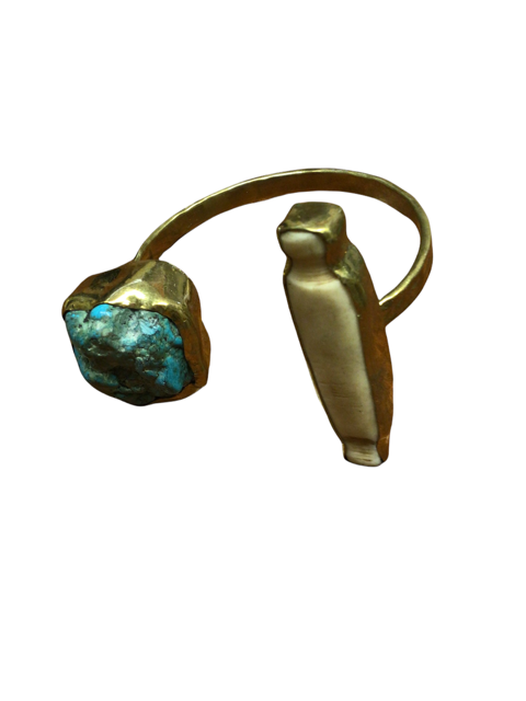 Turquoise Soldered Double Cuff Collection