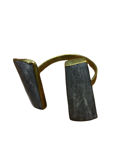 Soldered Bone Double Cuff