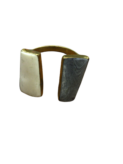 Soldered Bone Double Cuff