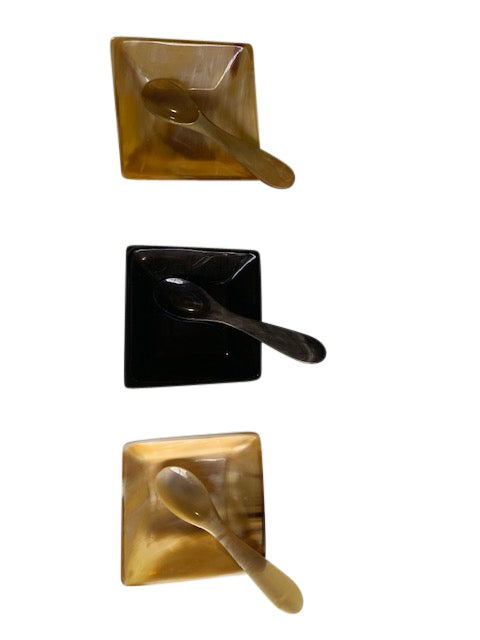 Spice Square Bowl & Spoon