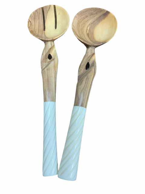Twisted Eye Salad Set Server